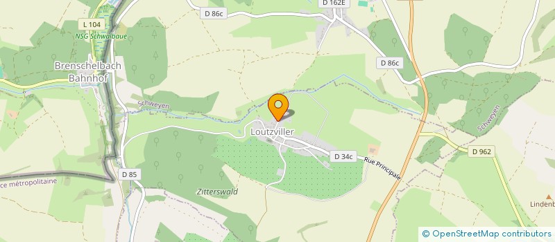 localisation de l'entreprise SWEET HOME  LOUTZVILLER