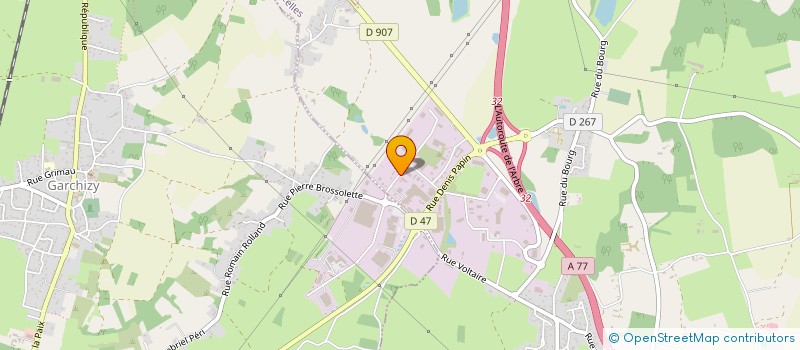 localisation de l'entreprise SWEET HOME  VARENNES-VAUZELLES