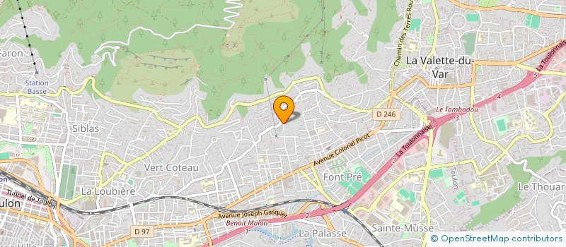 localisation de l'entreprise SWEET HOME  TOULON