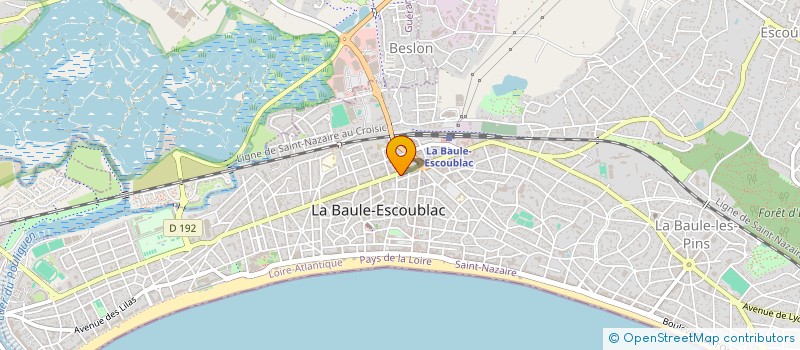 localisation de l'entreprise SWEET HOME à LA BAULE-ESCOUBLAC