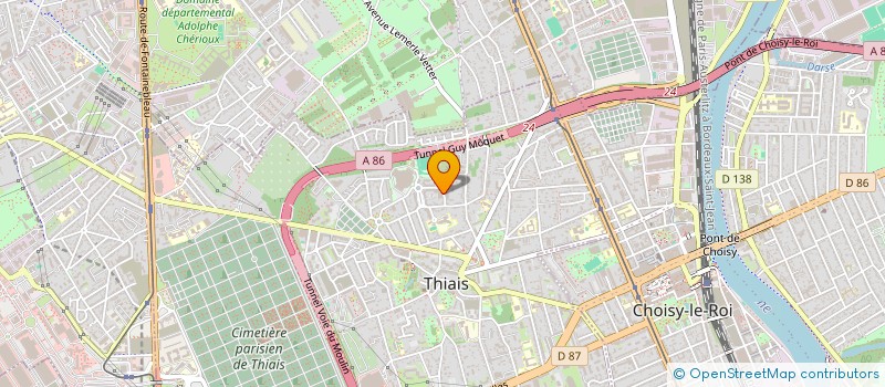 localisation de l'entreprise SWEET HOME  THIAIS