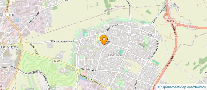 localisation de l'entreprise SWEET HOME  CHASSIEU