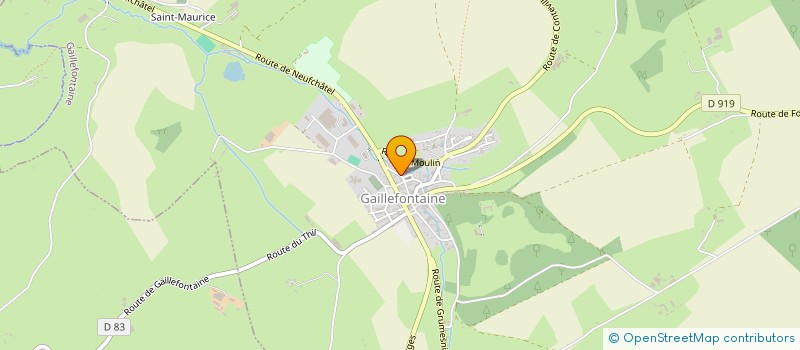 localisation de l'entreprise SWEET HOME 94  GAILLEFONTAINE