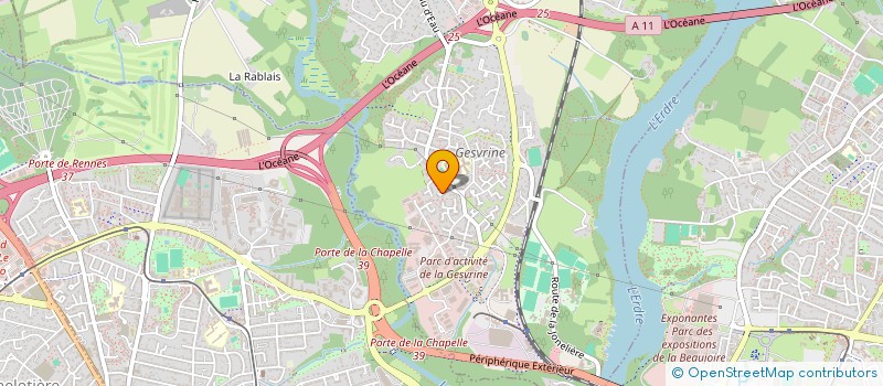 localisation de l'entreprise SWEET HOME  LA CHAPELLE-SUR-ERDRE