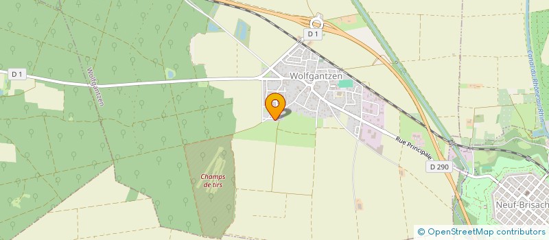 localisation de l'entreprise SWEET HOME  WOLFGANTZEN