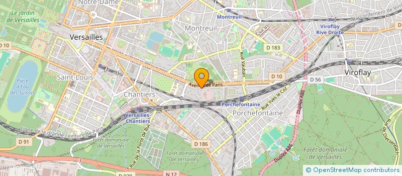 localisation de l'entreprise SWEET HOME à VERSAILLES