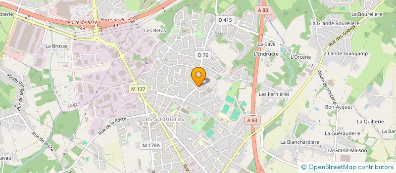 localisation de l'entreprise SWEET HOME BY HENRI à LES SORINIERES