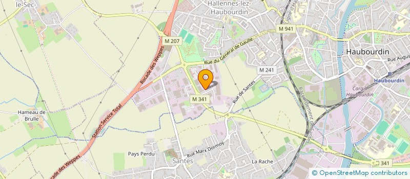 localisation de l'entreprise SWEET HOME CONCEPTION  HALLENNES-LEZ-HAUBOURDIN