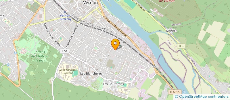 localisation de l'entreprise SWEET HOME CONSULTING  VERNON