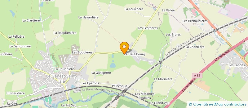 localisation de l'entreprise SWEET HOME DOG  LE GENEST-SAINT-ISLE