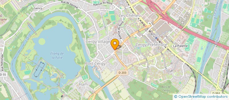 localisation de l'entreprise SWEET HOME PARADISE  CERGY