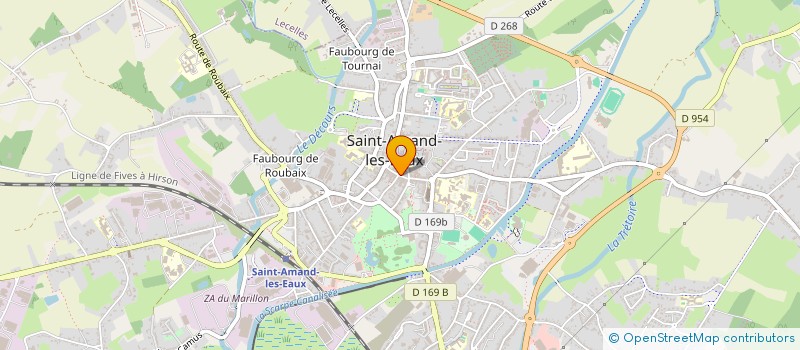 localisation de l'entreprise SWEET IMMO CORP.  SAINT-AMAND-LES-EAUX