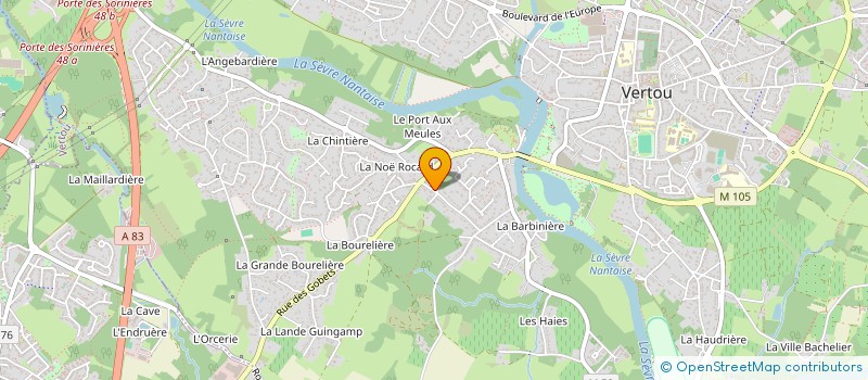 localisation de l'entreprise SWEET&JOY  VERTOU