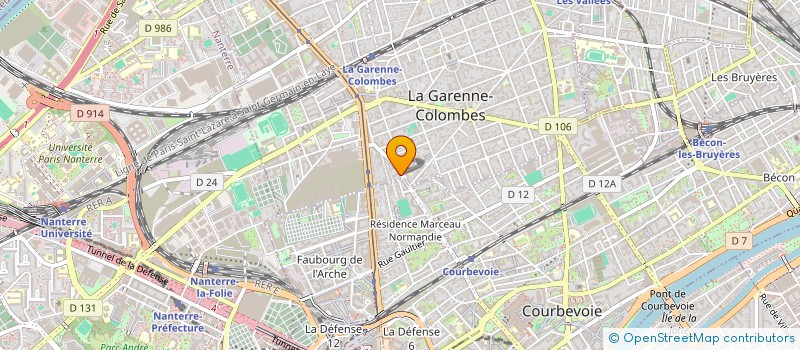 localisation de l'entreprise SWEET MOONS à LA GARENNE-COLOMBES