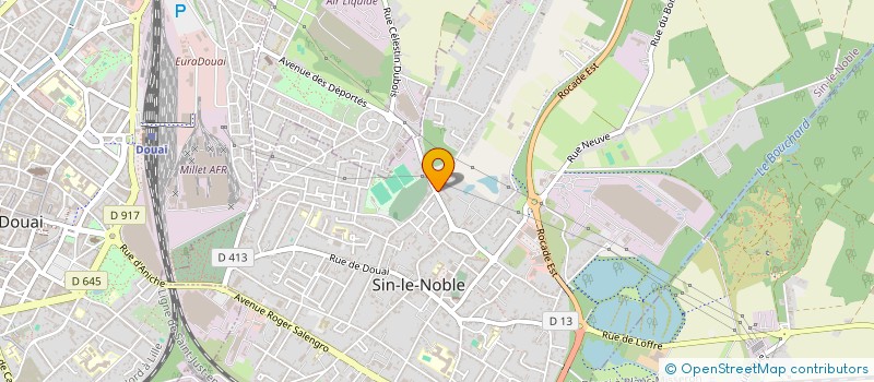 localisation de l'entreprise SWEET NEGOCE  SIN-LE-NOBLE