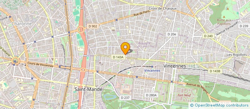 localisation de l'entreprise SWEET'OM à MONTREUIL