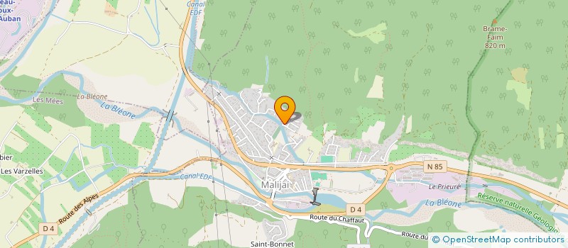 localisation de l'entreprise SWEET OM  MALIJAI