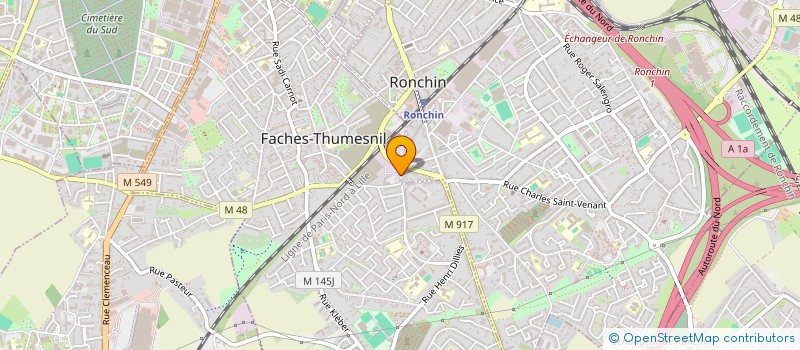 localisation de l'entreprise SWEET OME à FACHES-THUMESNIL