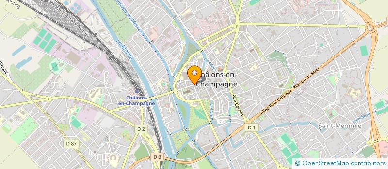 localisation de l'entreprise SWEET PARADISE à CHALONS-EN-CHAMPAGNE