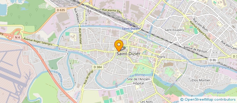 localisation de l'entreprise SWEET ROSE à SAINT-DIZIER