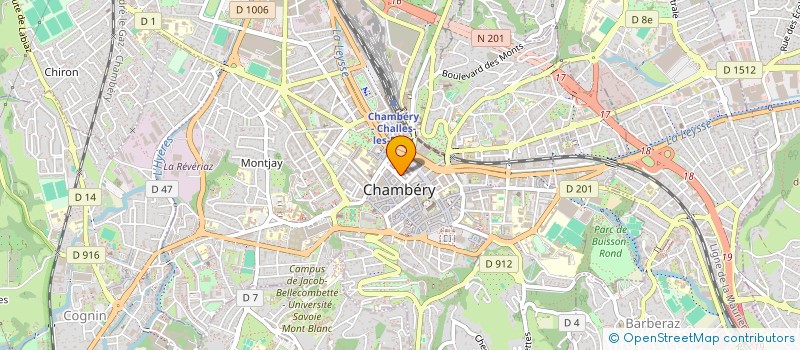 localisation de l'entreprise SWEET SHOES 73  CHAMBERY