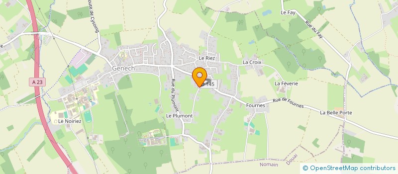 localisation de l'entreprise SWEET SIDE  GENECH