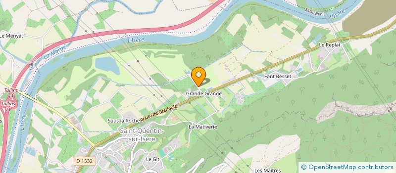 localisation de l'entreprise SWEET SPOT  SAINT-QUENTIN-SUR-ISERE