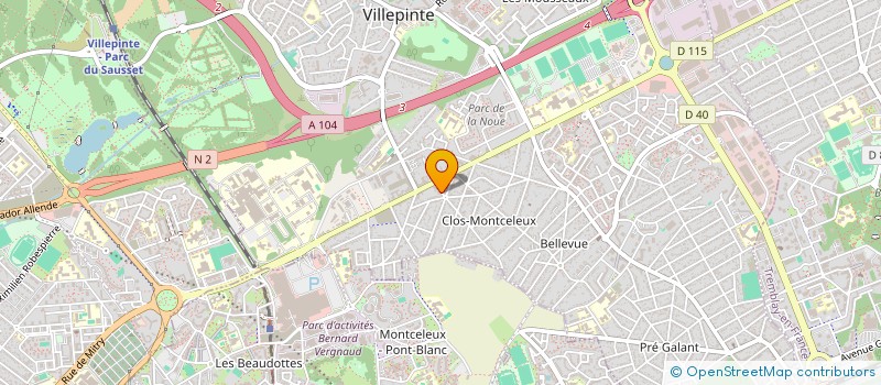 localisation de l'entreprise SWEET SWEET à VILLEPINTE