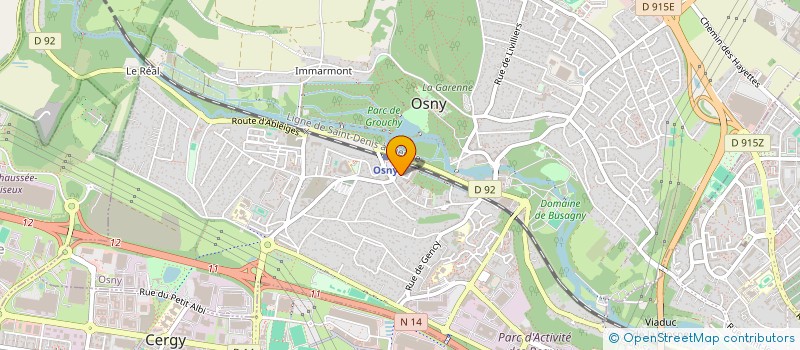 localisation de l'entreprise SWEET TEMPO  OSNY