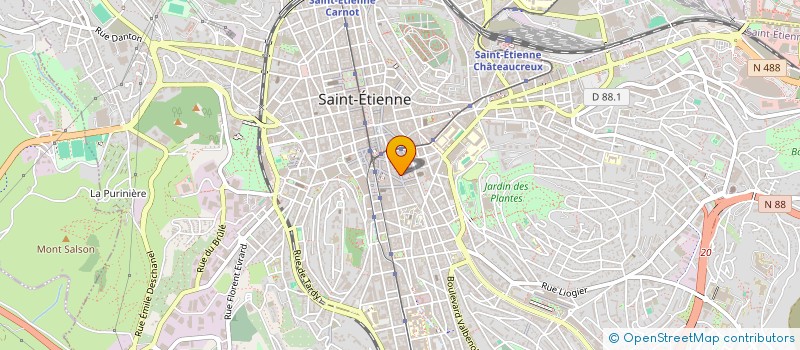 localisation de l'entreprise SWEET TWINS à SAINT-ETIENNE