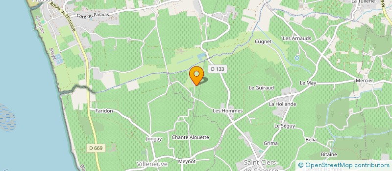 localisation de l'entreprise SWEET VELVET ROAD  SAINT-CIERS-DE-CANESSE