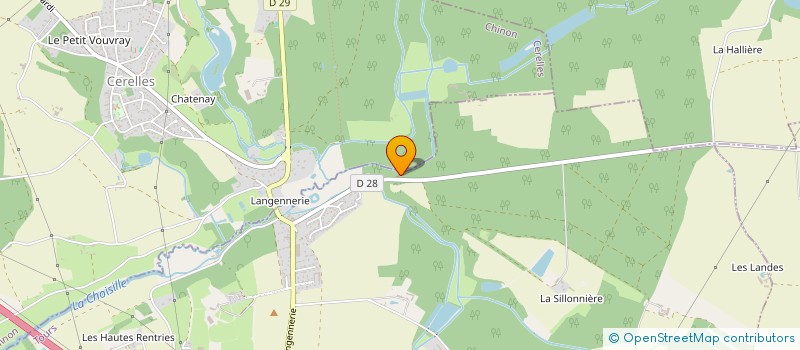 localisation de l'entreprise SWEETCOM à CHANCEAUX-SUR-CHOISILLE