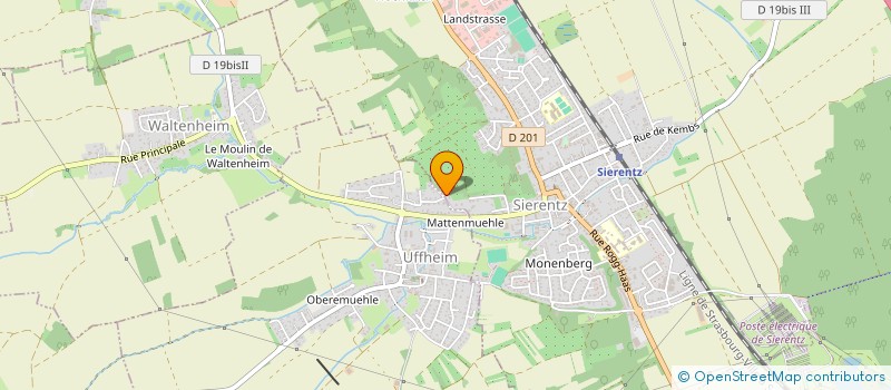 localisation de l'entreprise SWEETFIZZ  UFFHEIM