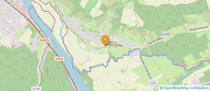 localisation de l'entreprise SWEETHOME à GIVERNY