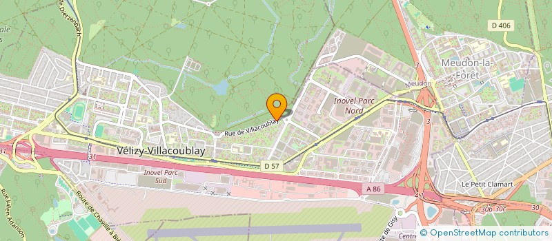 localisation de l'entreprise SWEETLAND  VELIZY-VILLACOUBLAY