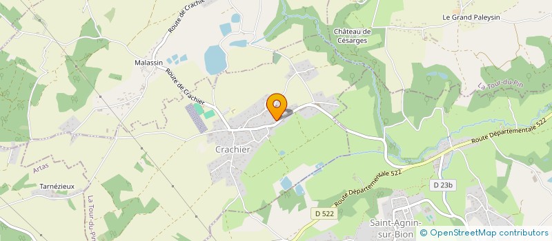 localisation de l'entreprise SWEETOM  CRACHIER