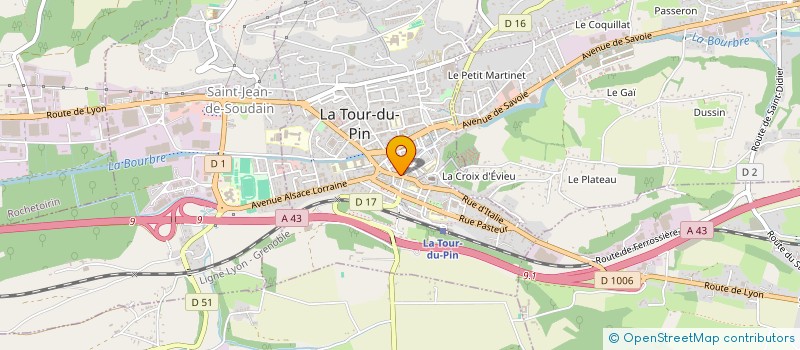 localisation de l'entreprise SWEETS & CHILL  LA TOUR-DU-PIN