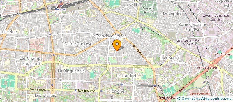 localisation de l'entreprise SWEETSPOT à RENNES
