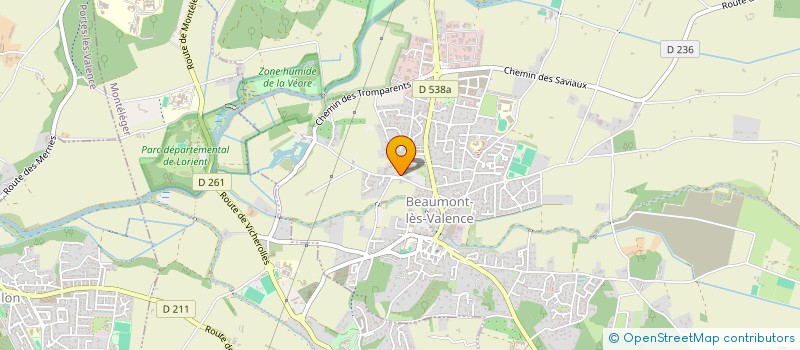 localisation de l'entreprise SWEETY à BEAUMONT-LES-VALENCE