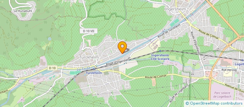 localisation de l'entreprise SWEETY  TURCKHEIM