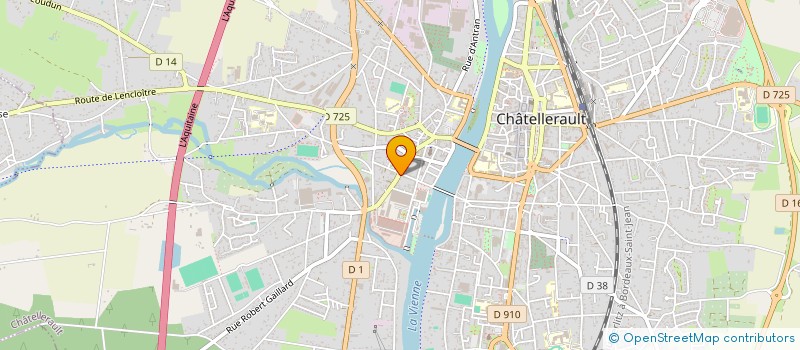 localisation de l'entreprise SWEETY DOG  CHATELLERAULT