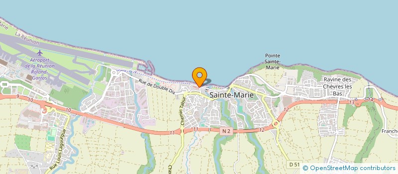 localisation de l'entreprise SWEETY LODGE à SAINTE-MARIE