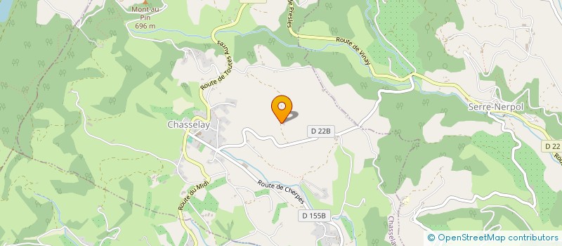 localisation de l'entreprise SWEETY RANCH  CHASSELAY