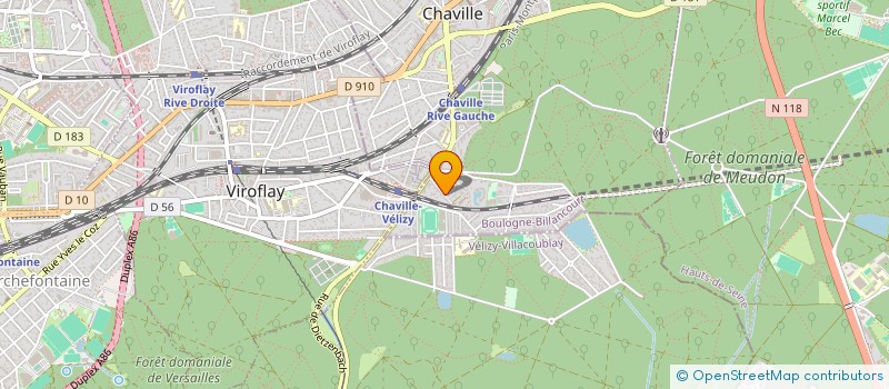 localisation de l'entreprise SWEEZ à CHAVILLE