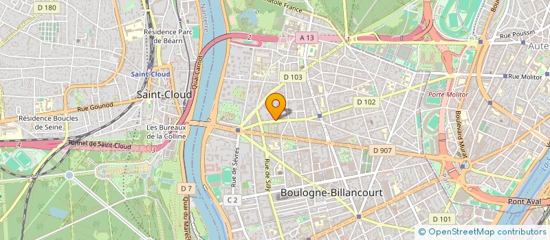 localisation de l'entreprise SWELOG à BOULOGNE-BILLANCOURT