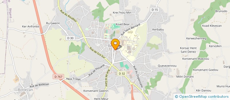 localisation de l'entreprise SWEN  BEGARD