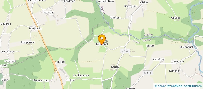 localisation de l'entreprise SWENN  COLPO