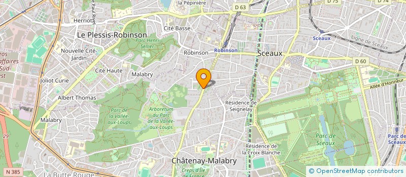 localisation de l'entreprise SWEOSTERS  CHATENAY-MALABRY