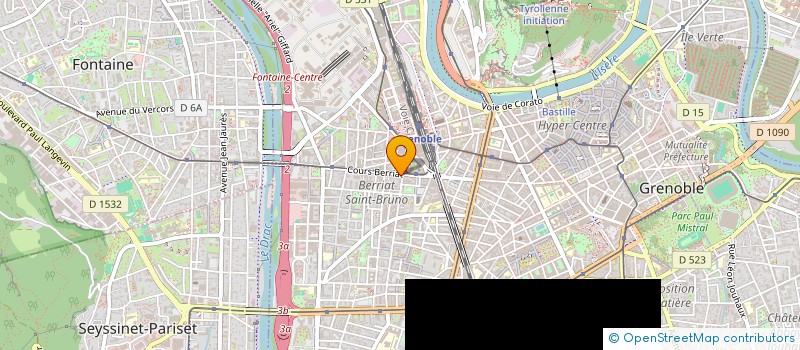 localisation de l'entreprise SWF-INVEST 1 à GRENOBLE