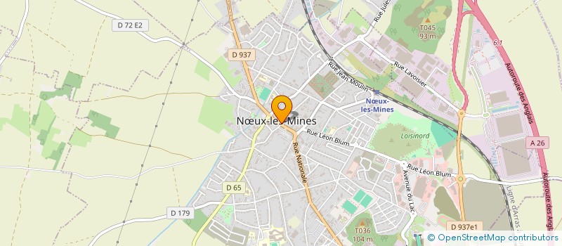 localisation de l'entreprise SWH FOOD à NŒUX-LES-MINES
